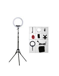 ASAKY STUDIO RL-18II KIT01 RING LED LIGHT CON ALIMENTAZIONE