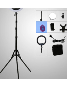ASAKY STUDIO RL-18II KIT01 RING LED LIGHT CON ALIMENTAZIONE 2