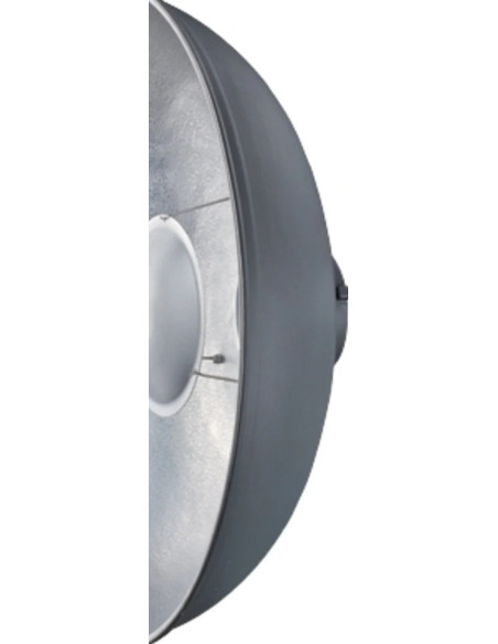 RF-550C Beauty Dish Nero, Argento 550 mm