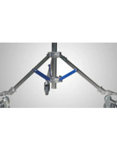 ASAKY STUDIO LS-8017 BOOM STATIVO CON RUOTE H.480 CM CON SPIGOT 29MM E SPIGOT CLASSICO 2