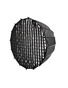 ASAKY STUDIO SB-016C SOFT BOX WITH 16 POLE BLACK AND SILVER WITH GRID ATTACCO BOWENS 70CM