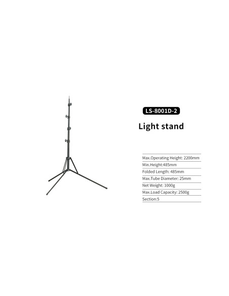 LS-8001D-2 Stativo