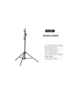 ASAKY STUDIO LS-8012 STATIVO H.490 CM