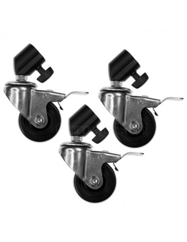 GODOX LSA-06 KIT 3 RUOTE PER LIGHT STAND DM22MM