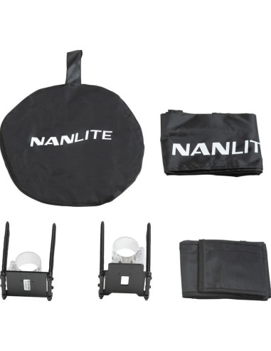 NANLITE BARNDOOR CON GRIGLIA PER PAVOTUBE II 30C