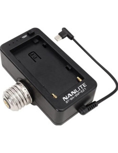 NANLITE ADATTATORE BATTERIA NP-F PER PAVOBULB E27 2