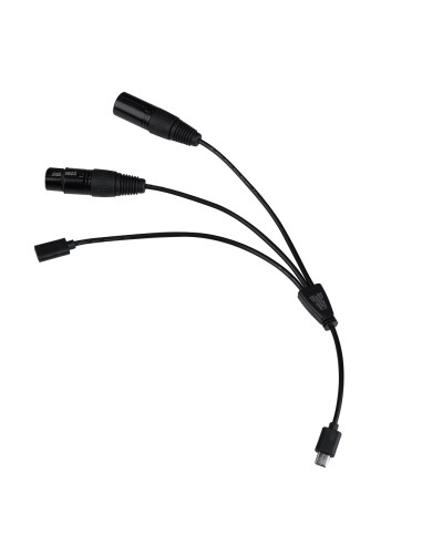 CB-DMX-USBC-1/3 cavo splitter o combinatori Splitter per cavo Nero