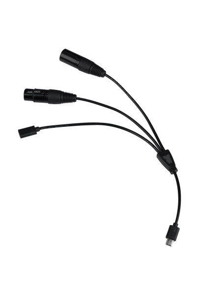 CB-DMX-USBC-1/3 cavo splitter o combinatori Splitter per cavo Nero