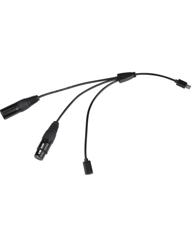 CB-DMX-USBC-1/3 cavo splitter o combinatori Splitter per cavo Nero