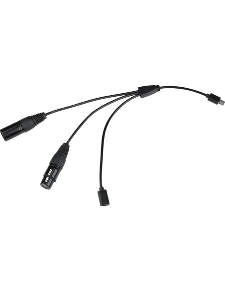 CB-DMX-USBC-1/3 cavo splitter o combinatori Splitter per cavo Nero