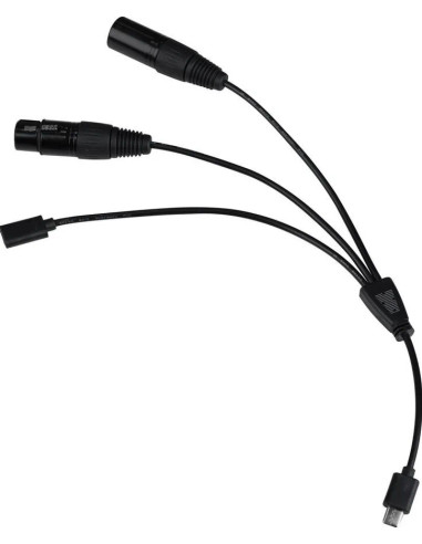 CB-DMX-USBC-1/3 cavo splitter o combinatori Splitter per cavo Nero