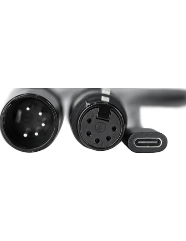 CB-DMX-USBC-1/3 cavo splitter o combinatori Splitter per cavo Nero