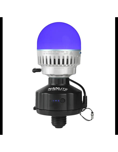 Adattatore con Batteria 4000mAh e Base Magnetica per Pavobulb