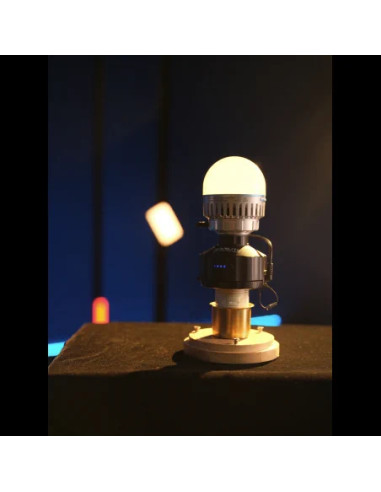 Adattatore con Batteria 4000mAh e Base Magnetica per Pavobulb