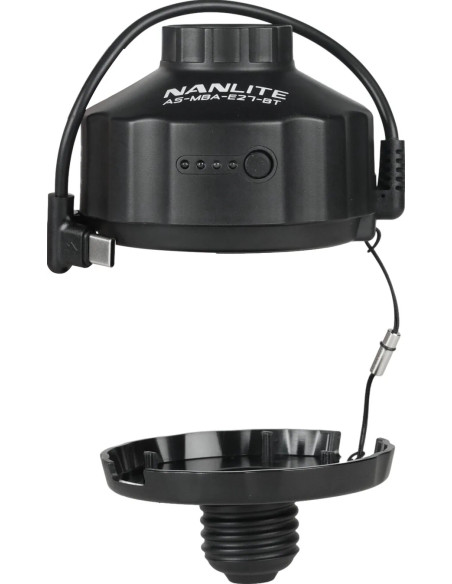 Adattatore con Batteria 4000mAh e Base Magnetica per Pavobulb