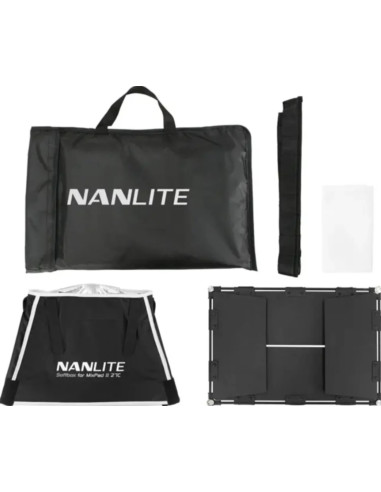 NANLITE BARNDOOR CON SOFTBOX PER MIXPAD II 27C