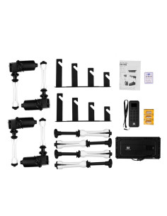 NANLITE SET PORTA FONDALE ELETTRICO CON CONTROLLO RADIO PER 4 ROTOLI