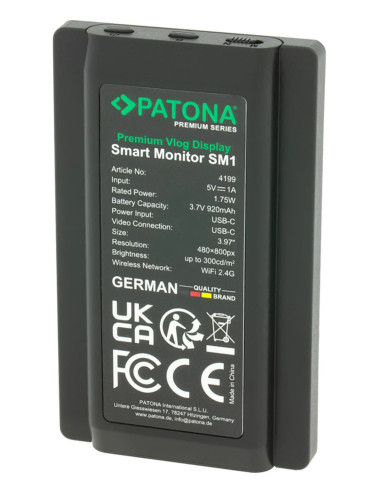 Premium Vlog Display Smart Monitor SM1