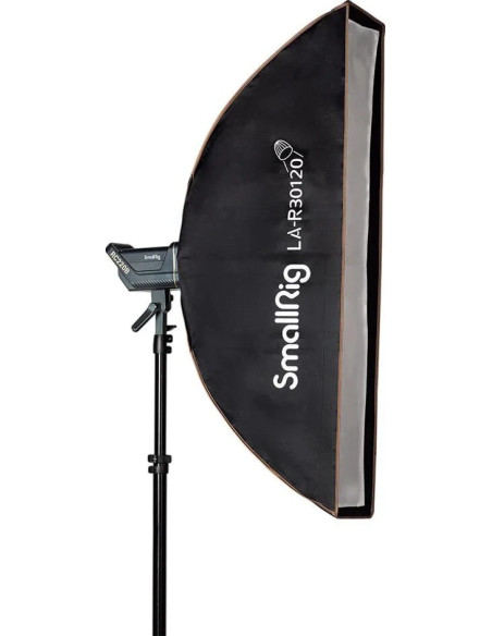 LA-R30120 StripBox 30x120cm con griglia a nido d'ape