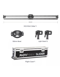 MOVMAX SLIDER WITH BOWL MOUNT 2100MM