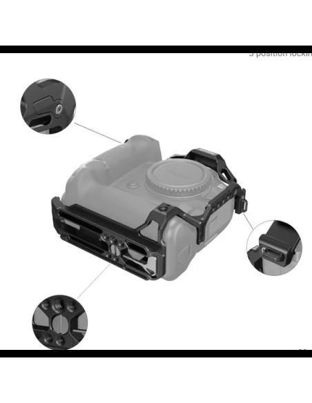 SMALLRIG CAMERA CAGE FOR EOS R5/R6/R5 C WITH BG-R10 BATTERY GRIP 3464