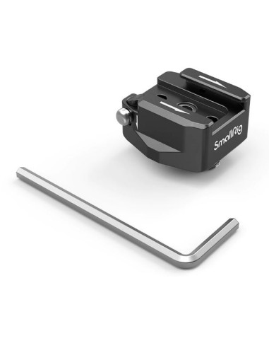 SMALLRIG ROTATABLE COLD SHOE MOUNT ADAPTER (TWO 1/4P-20 SCREWS) 2819
