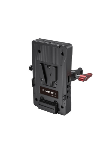 SMALLRIG V MOUNT BATTERY ADAPTER PLATE WITH CRAB-SHAPED CLAMP 3202