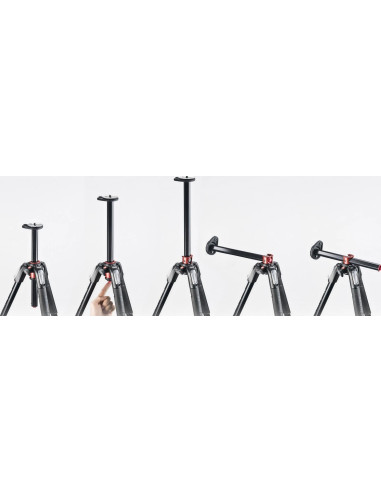 Kit serie 190 a 3 sezioni alluminio con testa a 3 vie