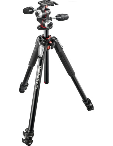 Kit 055 alluminio 3 sezioni con testa a 3 vie