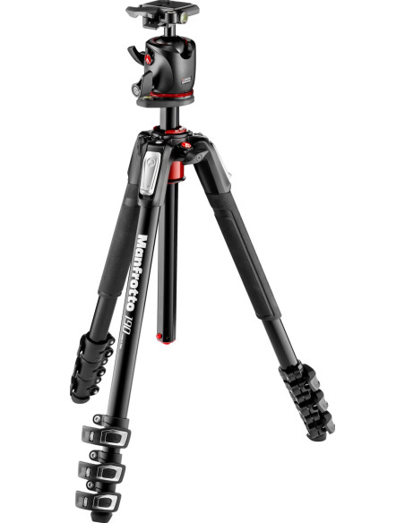 Treppiedi serie 190 con testa sfera 4 sezioni