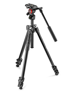 MANFROTTO MK290LTA3-V TREPPIEDI CON TESTA FLUIDA VIDEO MVH400AH