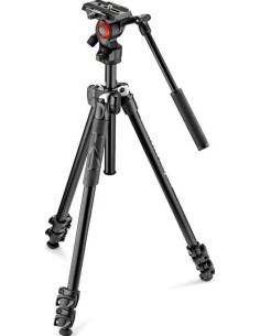 MANFROTTO MK290LTA3-V TREPPIEDI CON TESTA FLUIDA VIDEO MVH400AH 2