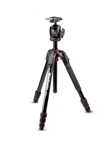 190go! Kit treppiede 4 sezioni in alluminio + testa a sfera