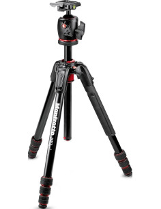 MANFROTTO MK190GOA4-BHX 190GO!, TREPP. 4 SEZ..+TESTA SFERA XPRO 2