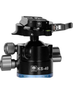 SIRUI TREPPIEDE CARBONIO L-324F LANDSCAPE+TESTA LOW GRAVITY KS-40 2