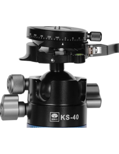 SIRUI TREPPIEDE CARBONIO L-324F LANDSCAPE+TESTA LOW GRAVITY KS-40