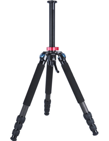 Treppiede in carbonio R-4214E con asta centrale a cremagliera
