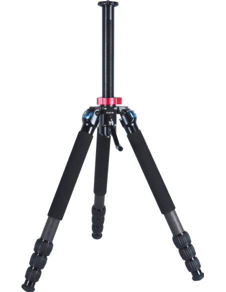 Treppiede in carbonio R-4214E con asta centrale a cremagliera