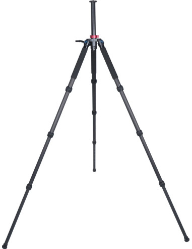 Treppiede in carbonio R-4214E con asta centrale a cremagliera