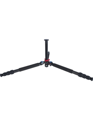 Treppiede in carbonio R-4214E con asta centrale a cremagliera