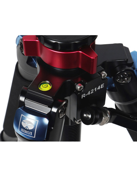 Treppiede in carbonio R-4214E con asta centrale a cremagliera