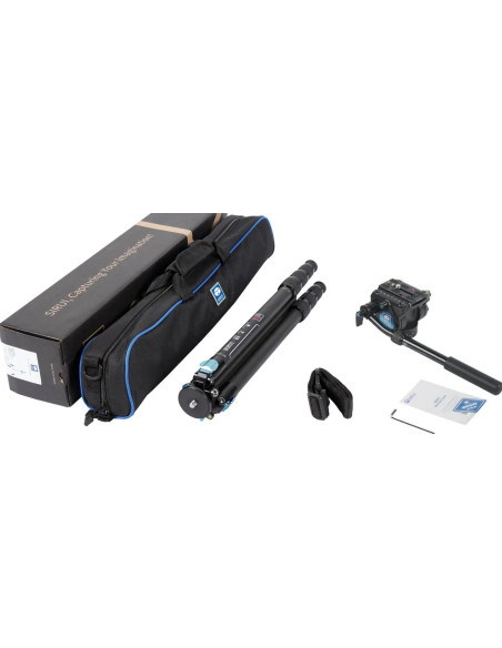 SIRUI Treppiede in carbonio ST-224 + Testa video VH-10