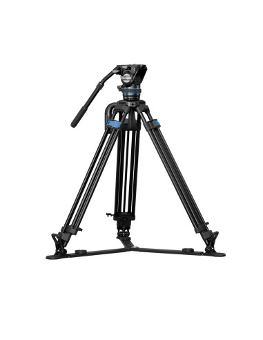SQ75A+S5 Treppiede Video in Alluminio con Testa Fluida S5