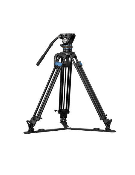 SQ75A+S5 Treppiede Video in Alluminio con Testa Fluida S5