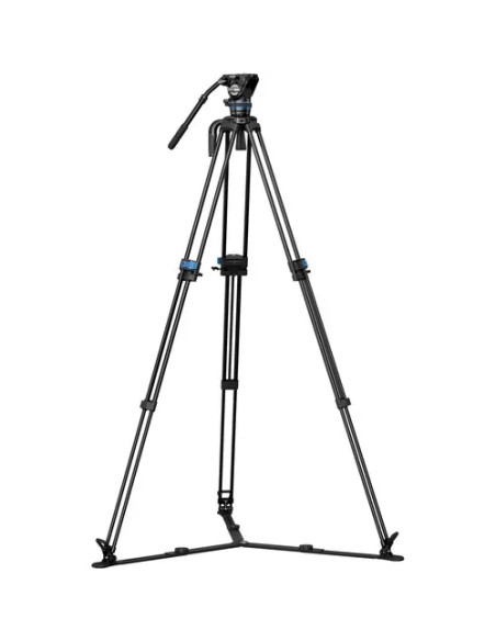 SQ75A+S5 Treppiede Video in Alluminio con Testa Fluida S5