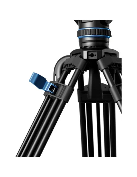 SQ75A+S5 Treppiede Video in Alluminio con Testa Fluida S5