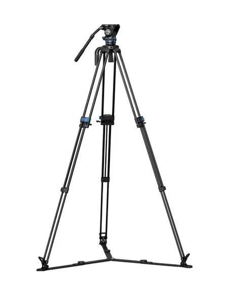 SQ75A+S5 Treppiede Video in Alluminio con Testa Fluida S5