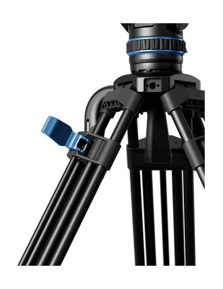 SQ75A+S5 Treppiede Video in Alluminio con Testa Fluida S5