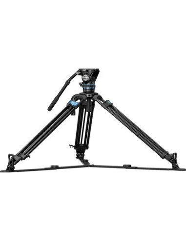 SQ75A+S5 Treppiede Video in Alluminio con Testa Fluida S5