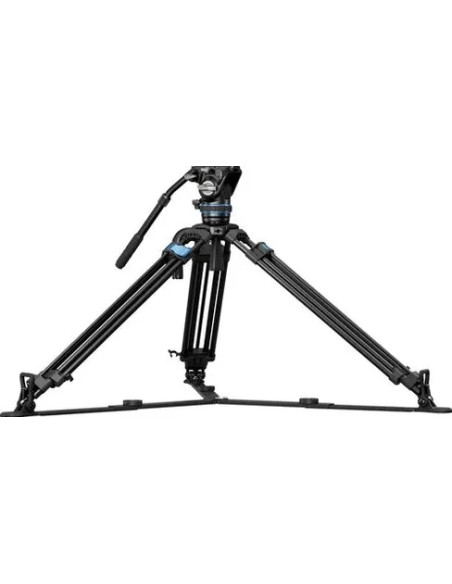 SQ75A+S5 Treppiede Video in Alluminio con Testa Fluida S5